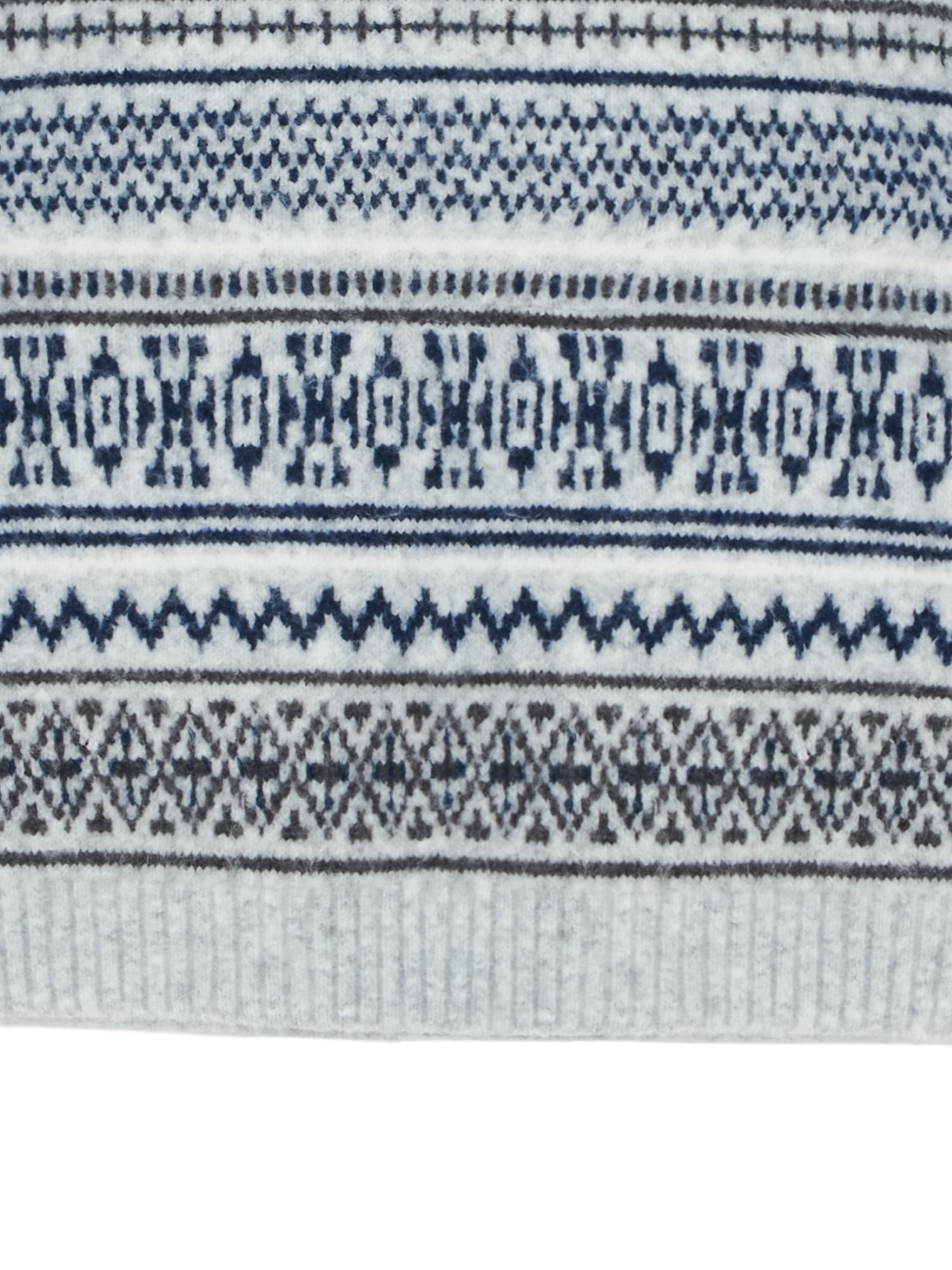 Wonder Nation Boys Fair Isle Sweater with Long Sleeves, Sizes 4-18