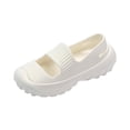thumbnail image 1 of Zuecos Sandalias Mujer Blanco Elegante Zapatillas Antideslizante Sandalias de suela gruesa 37 Yuyangstore Sandalias de plataforma, 1 of 8