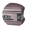 thumbnail image 5 of Titan Casket, Satin Series Funeral Casket in Orchid, 5 of 5