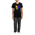 thumbnail image 4 of CafePress - Safe Space Middle Women's Dark Pajamas - Women's Short Sleeve Print T-Shirt and Pants Dark Cotton Pajama Set, 4 of 7