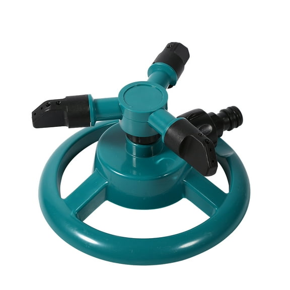360° Fully Circle Rotating Watering Sprinkler Irrigation System 3 Nozzle Pipe Hose for Garden