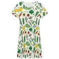 thumbnail image 3 of Veggies Short Sleeve Dress Women Summer Evening Dresses Ladies Sundress, 3 of 7
