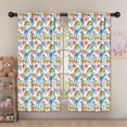thumbnail image 5 of Blackout Kids Curtains,White Colorful Dinosaurs Pattern Childrens Insulated Curtains Set Of 2,Bedroom Essentials,Toddler Room Decor 52"x63", 5 of 5