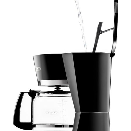 Bella - 12-Cup Programmable Coffee Maker - Black