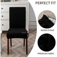 thumbnail image 3 of Waterproof Chair Covers for Dining Room Set of 2, Stretch Jacquard Dining Chair Slipcovers Removable Washable Chair Protectors Cover for Kitchen, 3 of 5