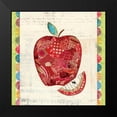 thumbnail image 2 of Prahl, Courtney 20x20 Black Modern Framed Museum Art Print Titled - Fruit Collage I - Apple, 2 of 5