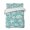 Teal, variant on Quilts Full Size, Teal Coastal Summer Soft Comforter Bedding Set for Bed, Coral Shell Starfish Vintage Lightweight Quilted Bedspread with Pillow Cover(2 Pieces) for All Season, 78x90 Inch