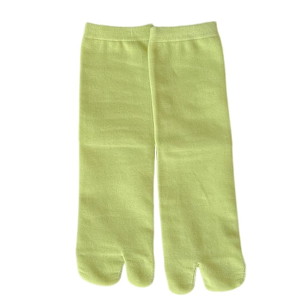Calcetines ligeros informales para mujer jinwen con punta suave Verde claro Calcetines con chanclas