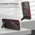 thumbnail image 4 of Funda de teléfono MALEWOLF para Galaxy S25+ Plus con soporte invisible, 4 of 7