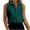 Green, variant on Otntypg Women's Sleeveless Button Down Shirts Blouses Solid Casual Lapel Collared Basic Solid Color V Neck Tank Tops for Work Business White XL