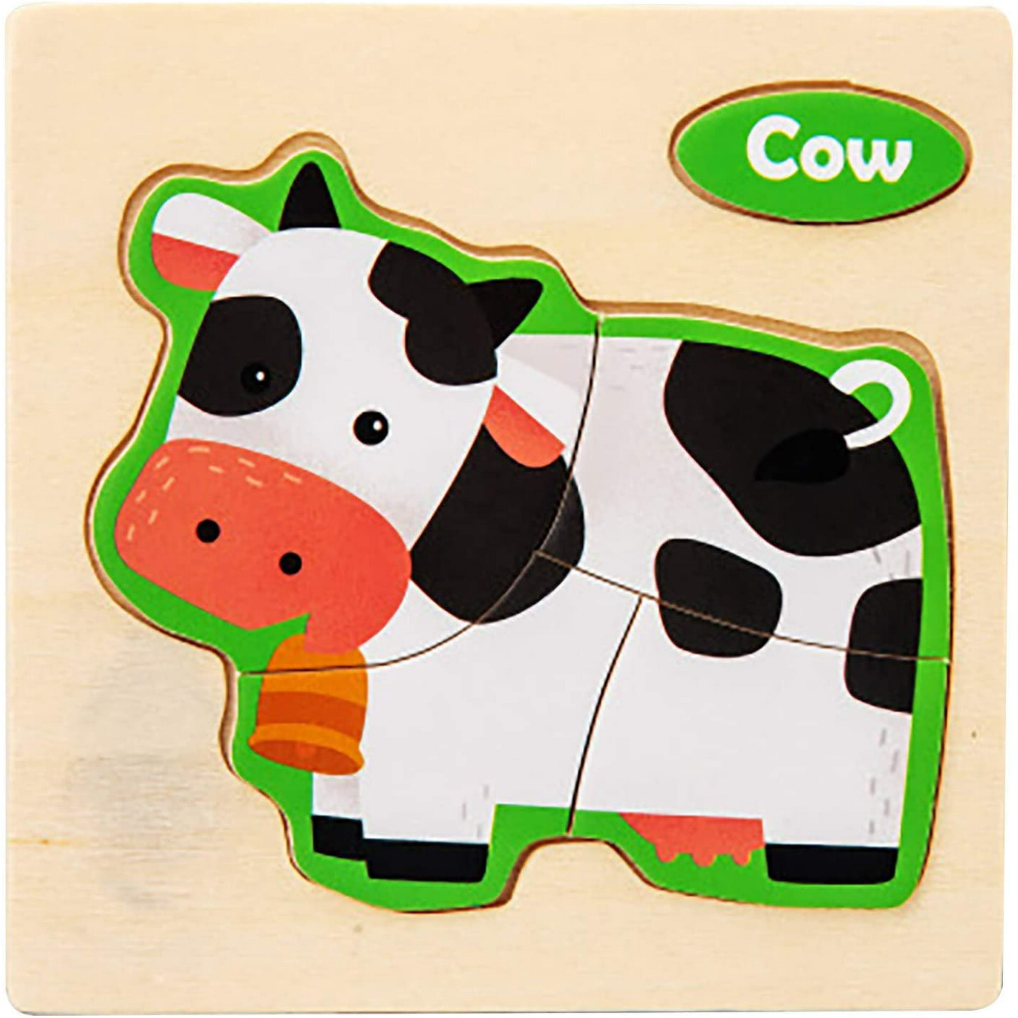 Wooden Animal Puzzles for Toddlers, Cartoon Animals Vehicles Learning Educational IGUOHAO , Handcrafted Children's Early Education IGUOHAO for Baby 12 Month and Up (Bear) Cow | Walmart Canada Wooden Animal Puzzles for Toddlers, Cartoon Animals Vehicles Learning Educational IGUOHAO , Handcrafted Children's Early Education IGUOHAO for Baby 12 Month and Up (Bear) Cow | Walmart Canada