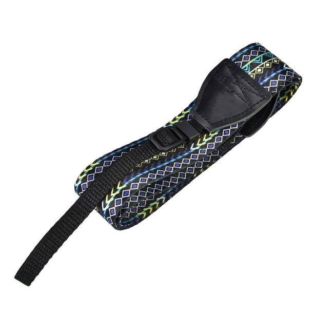 Soft Thick Fabric DSLR Strap, Elastic Reduce Neck Pressure Camera