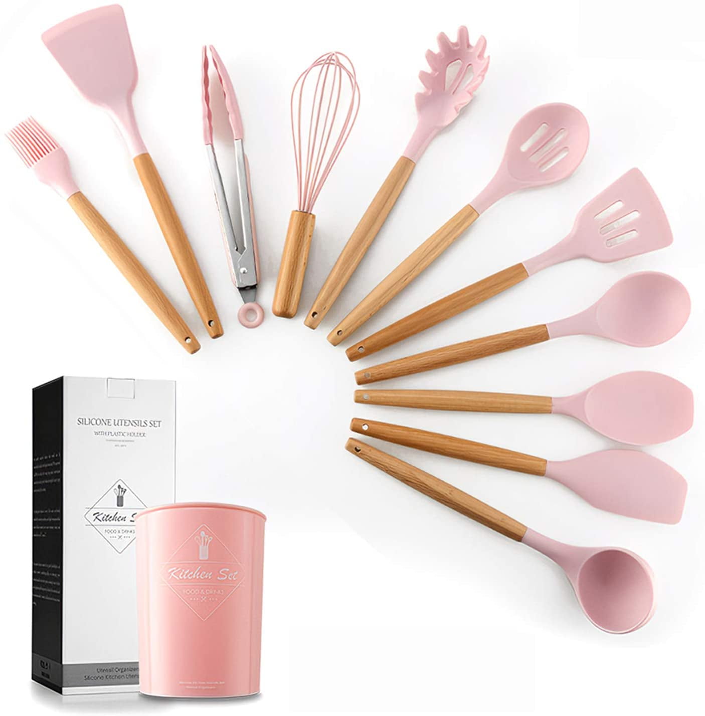 mini silicone utensil set