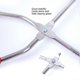 thumbnail image 4 of Dipping Tong DIY Pottery Tool with Plastic Grip 360 Degree Glaze Blowing Stainless Steel Pottery Sculpture Tongs for Craft, 4 of 4