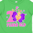 thumbnail image 4 of Inktastic 2 Years Old with Butterfly and Flowers Girls Toddler T-Shirt, 4 of 5