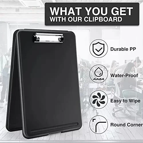 Hardware Contractor Clipboard File Clip Worksite Solid Storage Case Durable Box