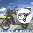 thumbnail image 2 of 1 Pair Motorcycle LED Fog Light Protector Guards OEM Foglight Lamp Cover Fit for BMW R1200 F800R1250 F850 /GS Black, 2 of 6