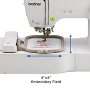 Brother Embroidery Machine, PE535, 80 Built-in Designs, 9 Font Styles, 4 x 4 Embroidery Area, 3.2in LCD Touchscreen, USB