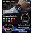 thumbnail image 4 of Reloj inteligente LIGE para hombre con realizar/responder llamadas, 1000 mAh, IP68, 4 of 9