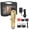 Gold, variant on YAHHU Professional Men's Rechargeable Cordless Hair Clipper & Electric Carving Trimmer Kit, 40W 1000mAh Lithium Battery, 4 Guide Combs, Red (10.6 inches / 27 cm)