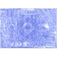 thumbnail image 1 of Ahgly Company Machine Washable Indoor Rectangle Abstract Blue Contemporary Area Rugs, 2' x 3', 1 of 4