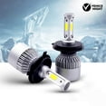 thumbnail image 2 of 2Pcs S2 H1 H3 H4 H7 H8 H9 H11 9005 9006 9012 H13 9007 9004 coche LED luz de cabeza, 2 of 4