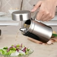 thumbnail image 5 of WHAMVOX  550 Ml Kitchen Oil Bottle Stainless Steel Pot Dust-proof Leakproof, 5 of 8