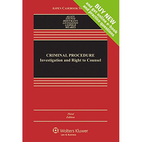 Pre-Owned Criminal Procedure: Investigation and Right to Counsel (Paperback) 1454868309 9781454868309
