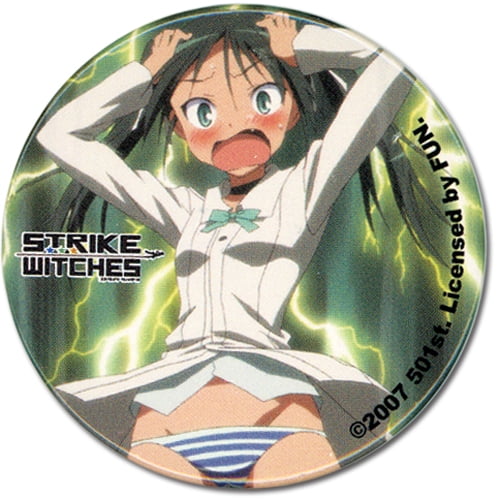 Strike Witches Lucchini Anime Button GE-6840