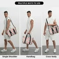 thumbnail image 7 of Honeii Donut Print Hand Travel Bag,Travel Duffle Bag, Waterproof Weekender Bag,Carry On Tote Bags,Weekender Tote Bag,for Weekend and Business Travel, 7 of 7