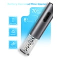 thumbnail image 4 of Aisining Electric Wine Bottle Opener Set with Battery-Powered, Foil Cutter, Pourer and Storage Base, 4 of 7