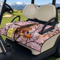 thumbnail image 3 of Whosucclay Horse Camo Print Golf Cart Seat Cover, Travel Ready Design Club Car Seat Cover Protector for 2 Person Club Car Seat Golf Cart 4 Pockets, 3 of 9