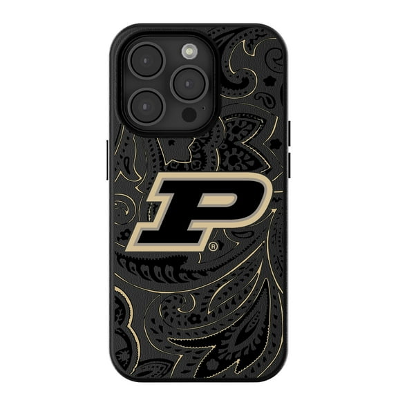 Keyscaper Purdue Boilermakers Paisley iPhone Magnetic Bump Case
