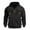 Black, variant on QQAMB Men's Full Zip Hoodie Casual Cotton Hooded Fleece Drawstring Hoodies Basic Long Sleeve Athletic Pullover Sweatshirts