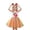 Multicolour, variant on Little Girls Summer Sleeveless Princess Tutu Dress, Bright Striped Tulle Skirt with Front Flower Print, Kids Casual Holiday Birthday Party Play Outfit