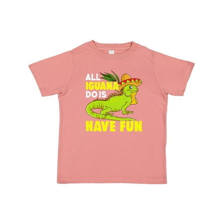 

Inktastic Iguana Funny Pet Gift Toddler Boy or Toddler Girl T-Shirt