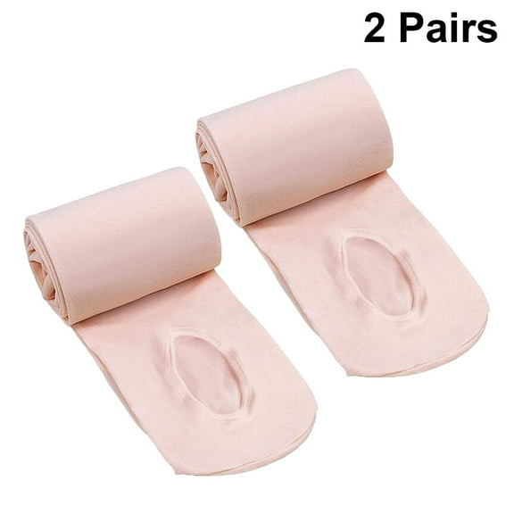 Raindrops  2 Pairs Stretch Ballet Tights Dance Socks Child Miss