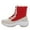 Red, variant on Women'S Winter Boots Clearance,Eva Thick-Soled Women'S Shoes Snow Boots High-Top Plus Velvet Warm Cotton Shoes Red