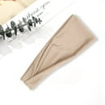 thumbnail image 2 of Diadema para el sudor de yoga, banda elástica antideslizante para el cabello, seguridad deportiva (beige) Likrtyny Para estrenar, 2 of 8