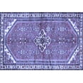 thumbnail image 1 of Ahgly Company Machine Washable Indoor Rectangle Persian Blue Traditional Area Rugs, 8' x 10', 1 of 4