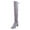 Grey, variant on TIREOW Women's Over The Knee Suede Boots Sexy Pointed Toe Solid Color Thigh High Chunky High Heel Boot Pull On Stretchy Long Boots Zipper Lace Up Long Boots