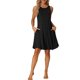 thumbnail image 2 of INSPIRAR CHIC Vestido de Noche Sin Mangas para Mujeres, Camisón Casual con Bolsillos, XL Negro, 2 of 6
