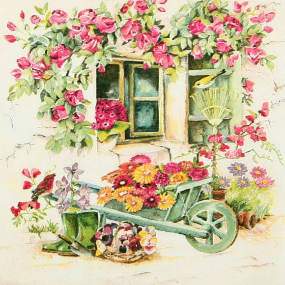Paper Napkins Backyard Garden