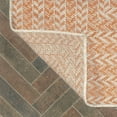 thumbnail image 3 of JONATHAN Y SANTA MONICA 2 x 8 Runner Rug, Chevron Concentric Squares - Orange/Cream, SMB206C-28, 3 of 6