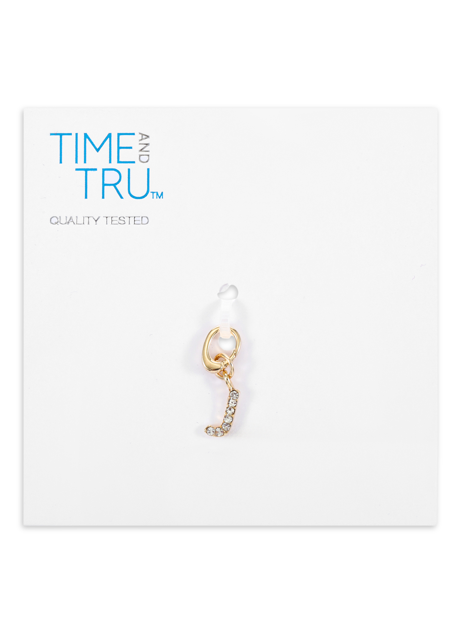 Time and Tru Women's Goldtone Initial Letter Charm, 1 Piece