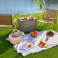 thumbnail image 4 of Canasta De Picnic Vacía, Canasta De Mimbre Con De Cestería De Mimbre Vintage Para Acampar Al Aire Libre Halloween Gracias Dando Cumpleaños, 4 of 7