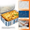 thumbnail image 4 of Lifewit Insulated Casserole Carrier for Hot or Cold Food, Casserole Dish Carrying Case, Lasagna Holder for Potluck Parties/Picnic/Cookouts, Fits 9"x13" Baking Dish, Blue, 4 of 9