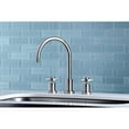 thumbnail image 6 of Kingston Brass KS8726DXLS Widespread Kitchen Faucet, Polished Nickel, 6 of 7
