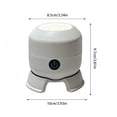 thumbnail image 6 of Dynamic Rotating LED Projector Light, 360° Rotating Ocean Wave Night Projection Night Light, Multi-Angle Projection Base, for Bedroom, Home Theater&nbsp;(Christmas), 6 of 6