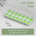 thumbnail image 3 of Bandeja para cubitos de hielo CheFaide, 4 paquetes con tapa, 56 cubos duraderos, 3 of 7